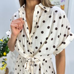 Robe Longue Mecrie Beige