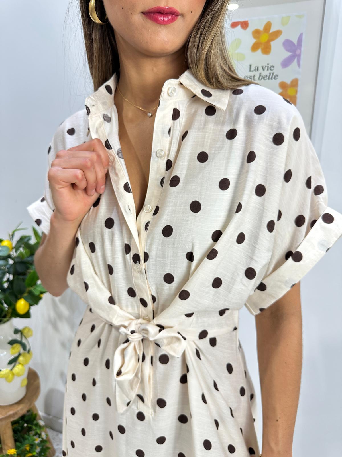 Robe Longue Mecrie Beige