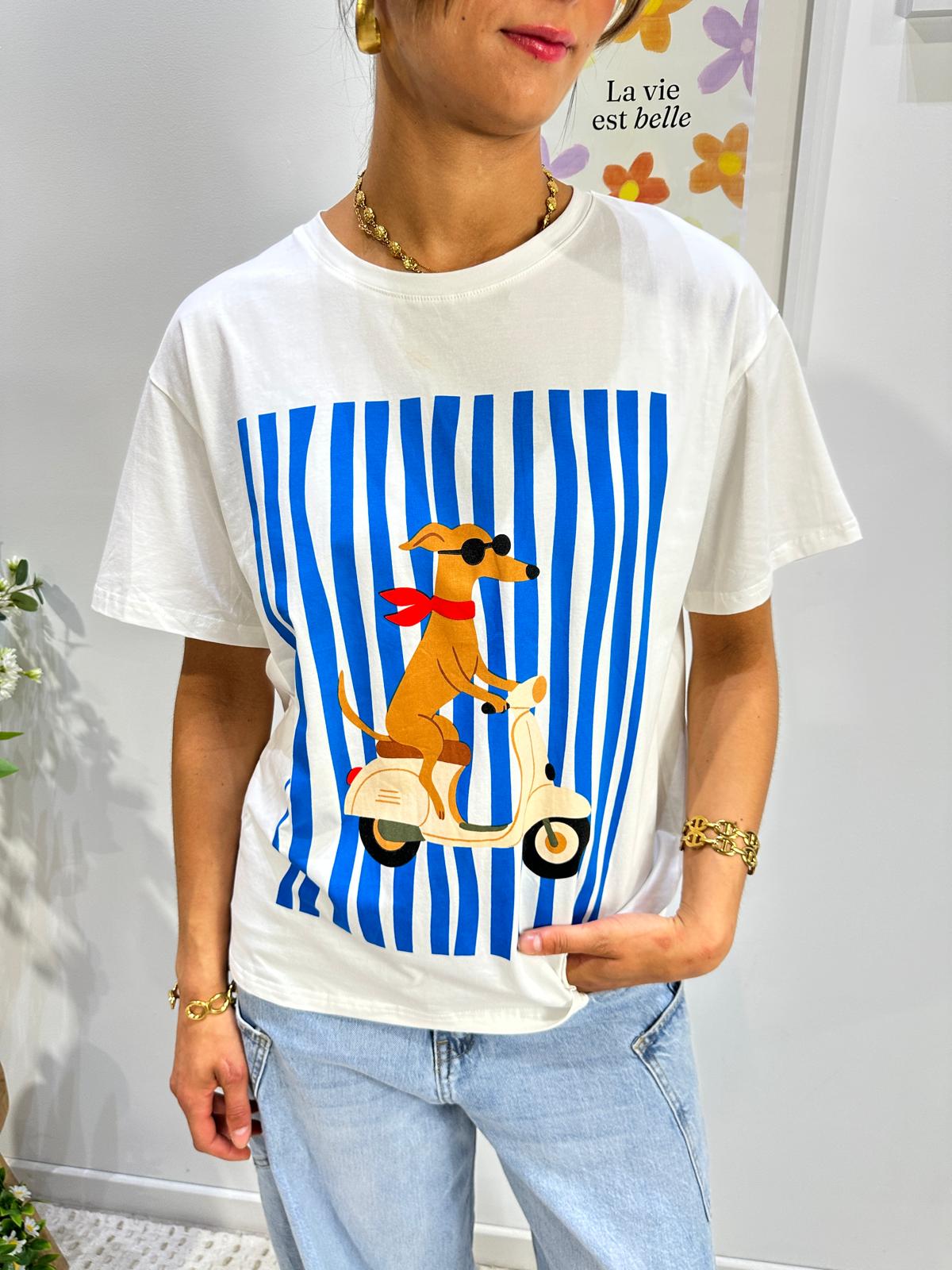 Tee-Shirt Eli Bleu