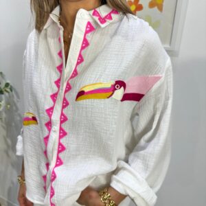 Chemise Gaze de Coton Toucans