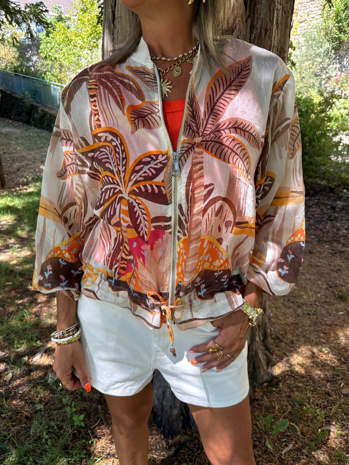 Veste Légère Tropical Orange