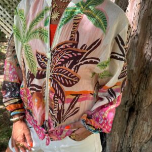 Veste Légère Tropical Verte