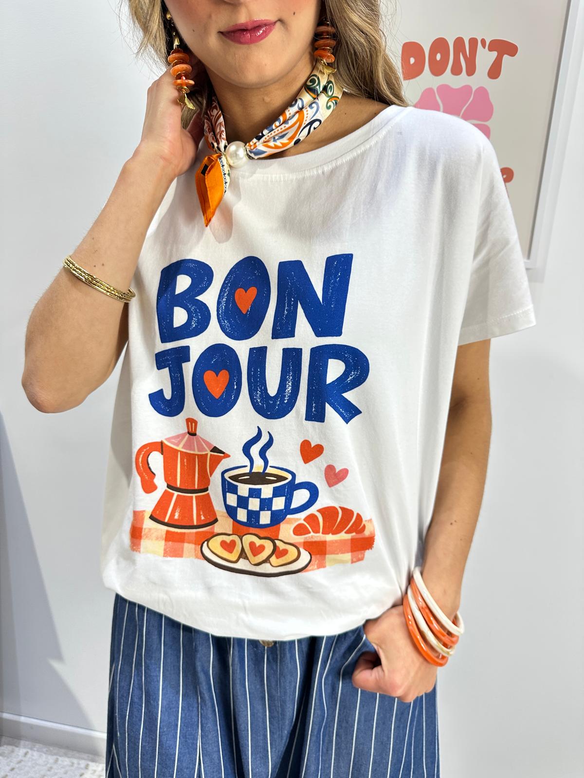 Tee-Shirt Bonjour