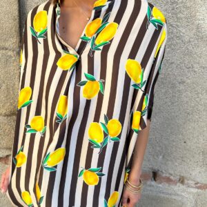 Robe Rayures Citrons