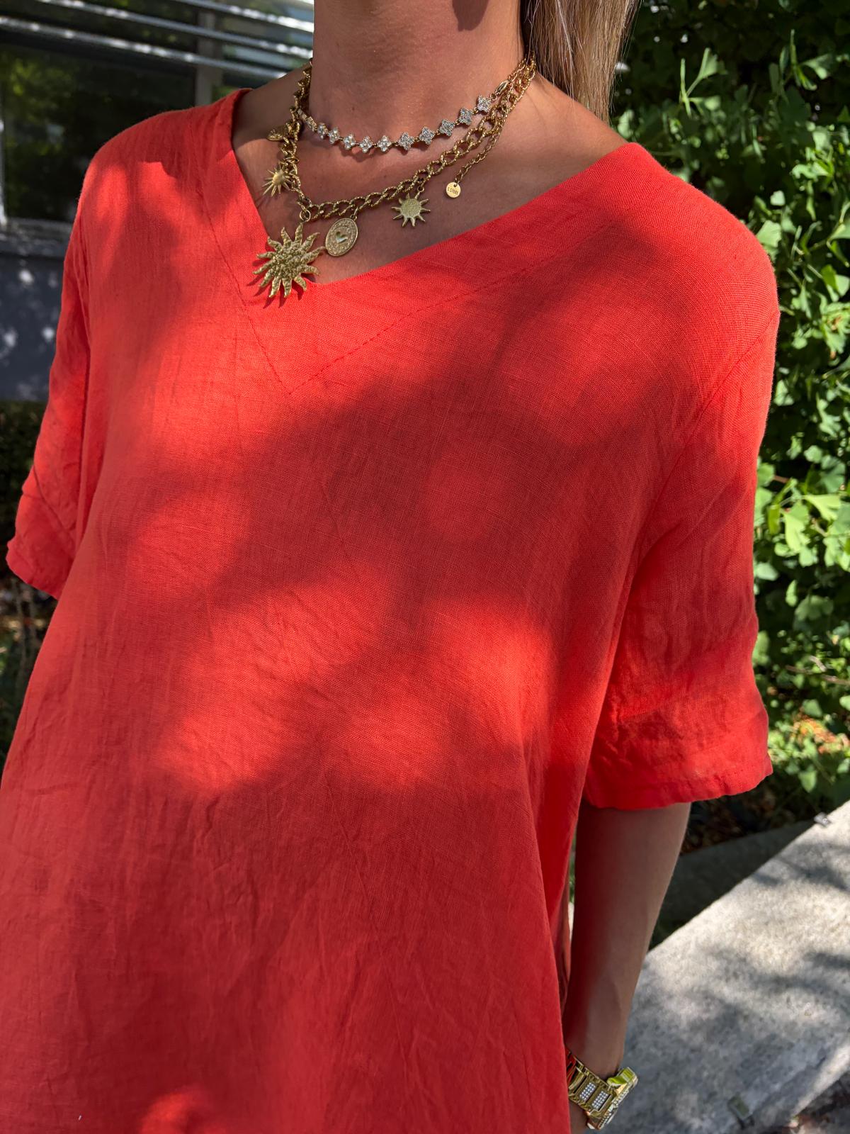 Robe en Lin Amele