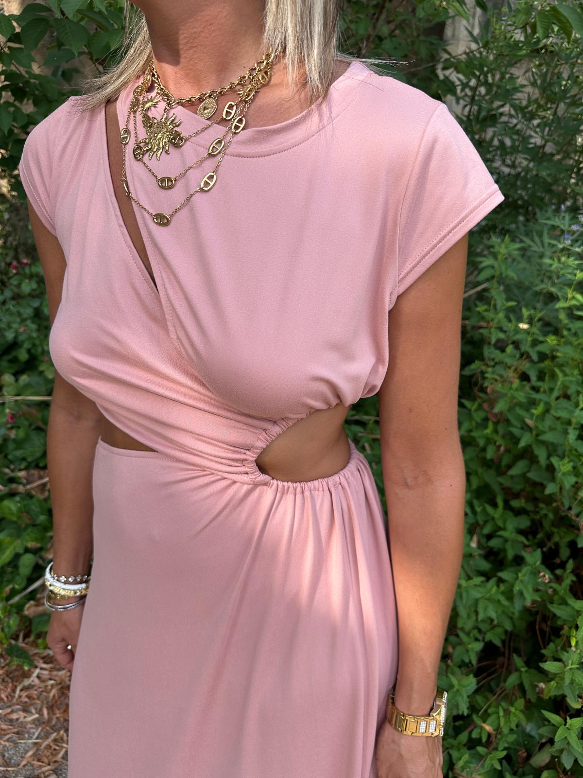 Robe Longue Lorelei Rose