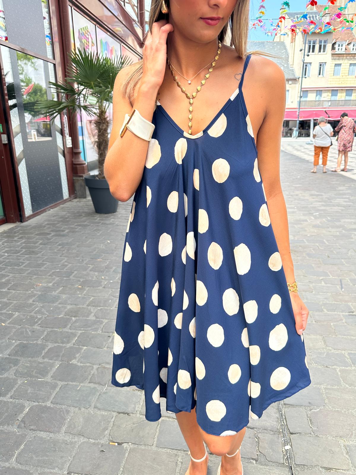 Robe Analie à Pois