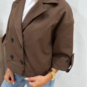 Veste Courte Elina Chocolat