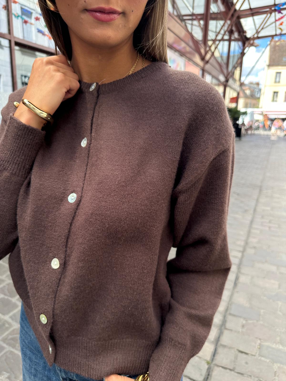 Gilet Hector Etoile Chocolat
