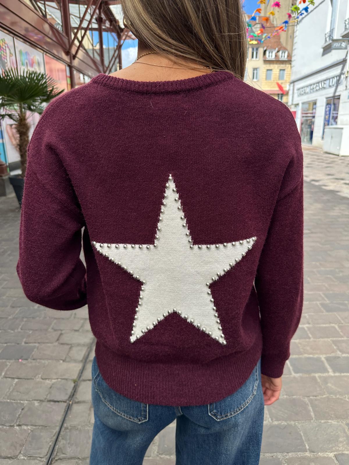 Gilet Hector Etoile Bordeaux