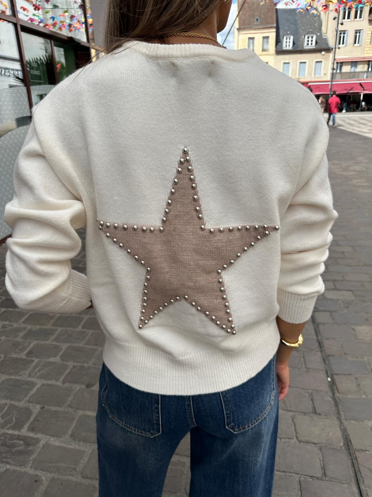 Gilet Hector Etoile Beige