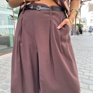 Pantalon Jeanne Chocolat