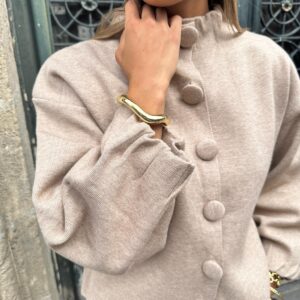 Gilet Maude Taupe
