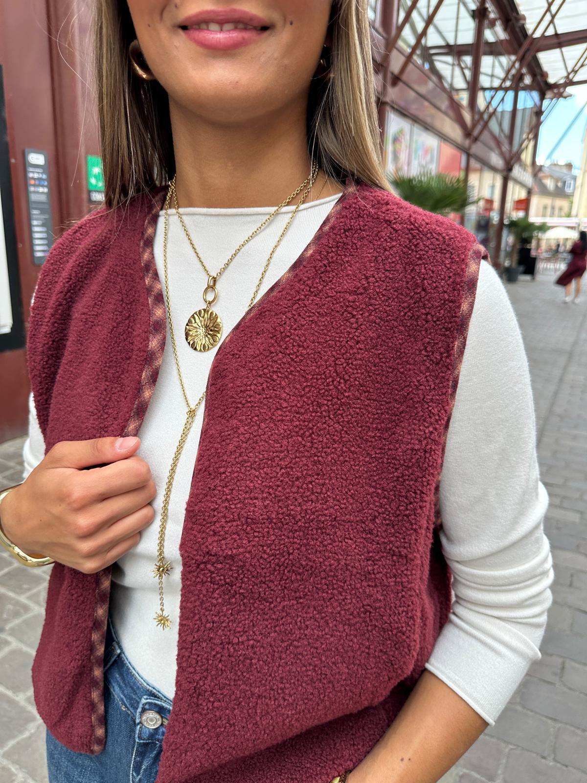 Gilet Sans Manches Réversible