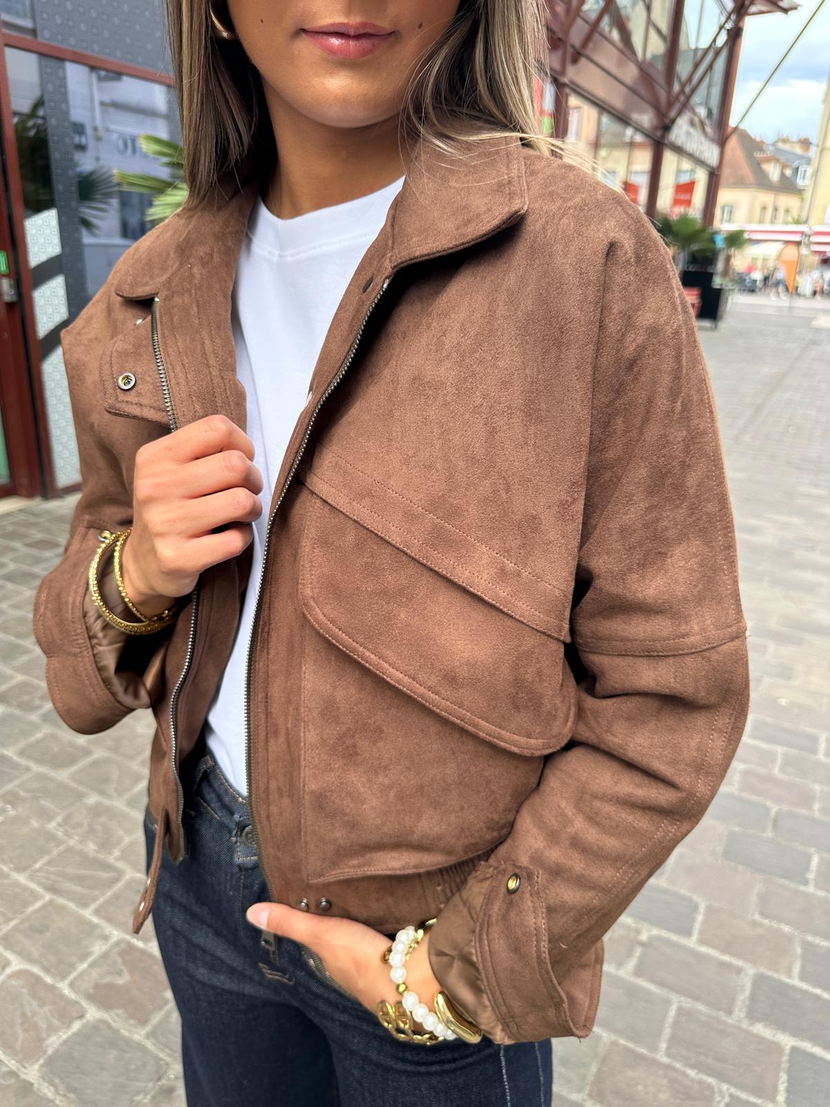 Veste Euredice Chocolat