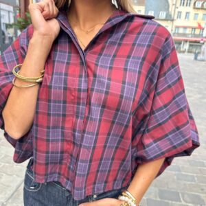 Chemise Berthe Bordeaux