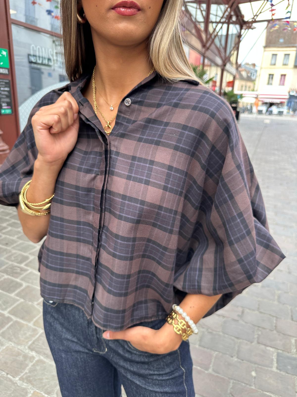 Chemise Berthe Chocolat