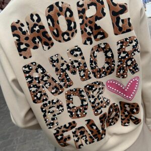 Sweat More Amor Por Favor Beige