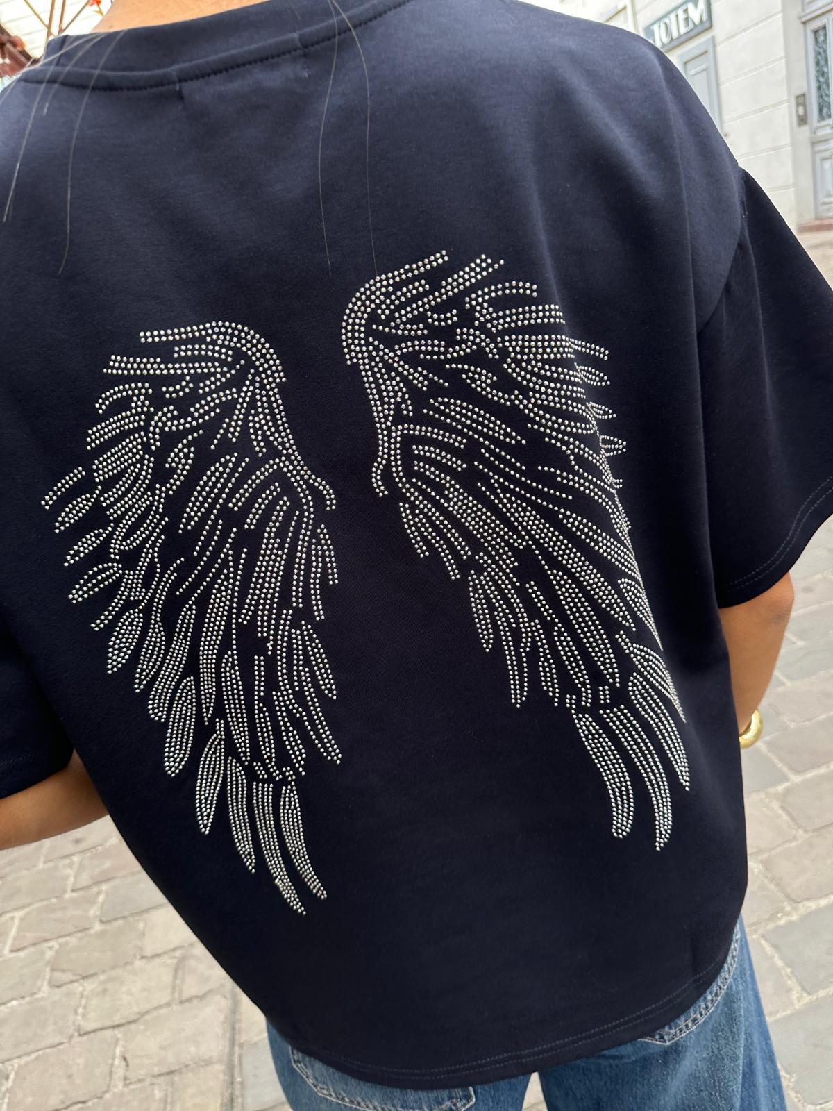 Tee-Shirt Angel Bleu Marine