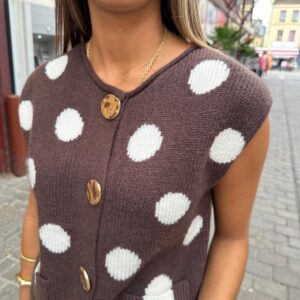 Gilet Sans Manches Sally Chocolat