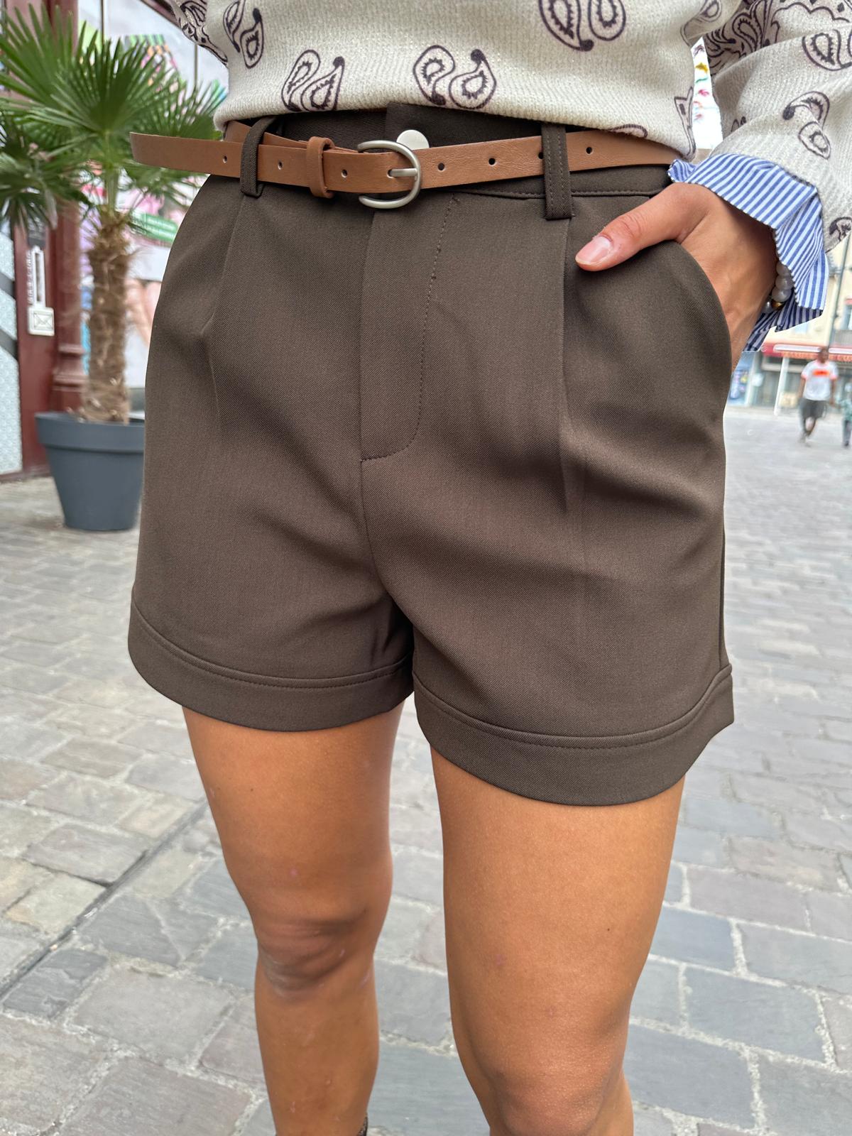 Short Marcel Chocolat