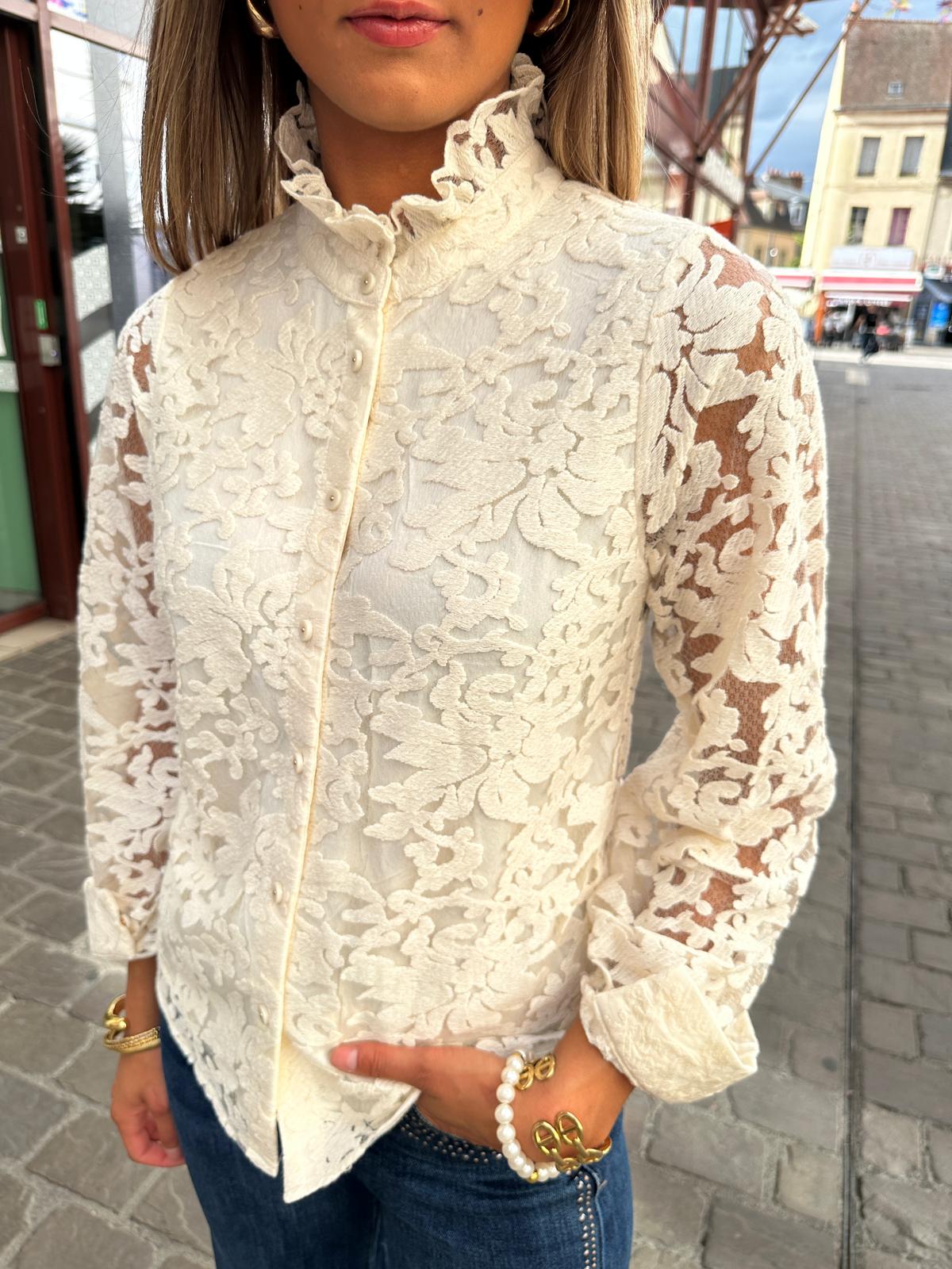 Chemise Zelia Beige