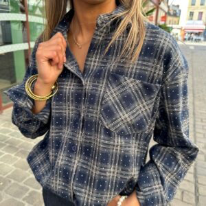 Chemise Eda Bleu Marine