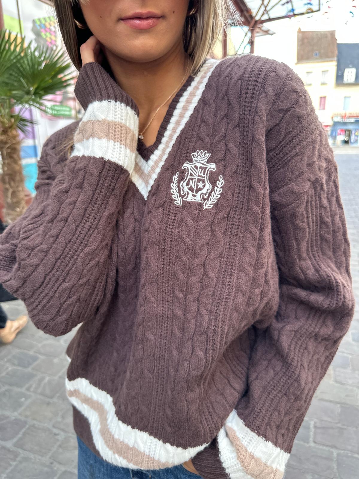 Pull Harry Chocolat