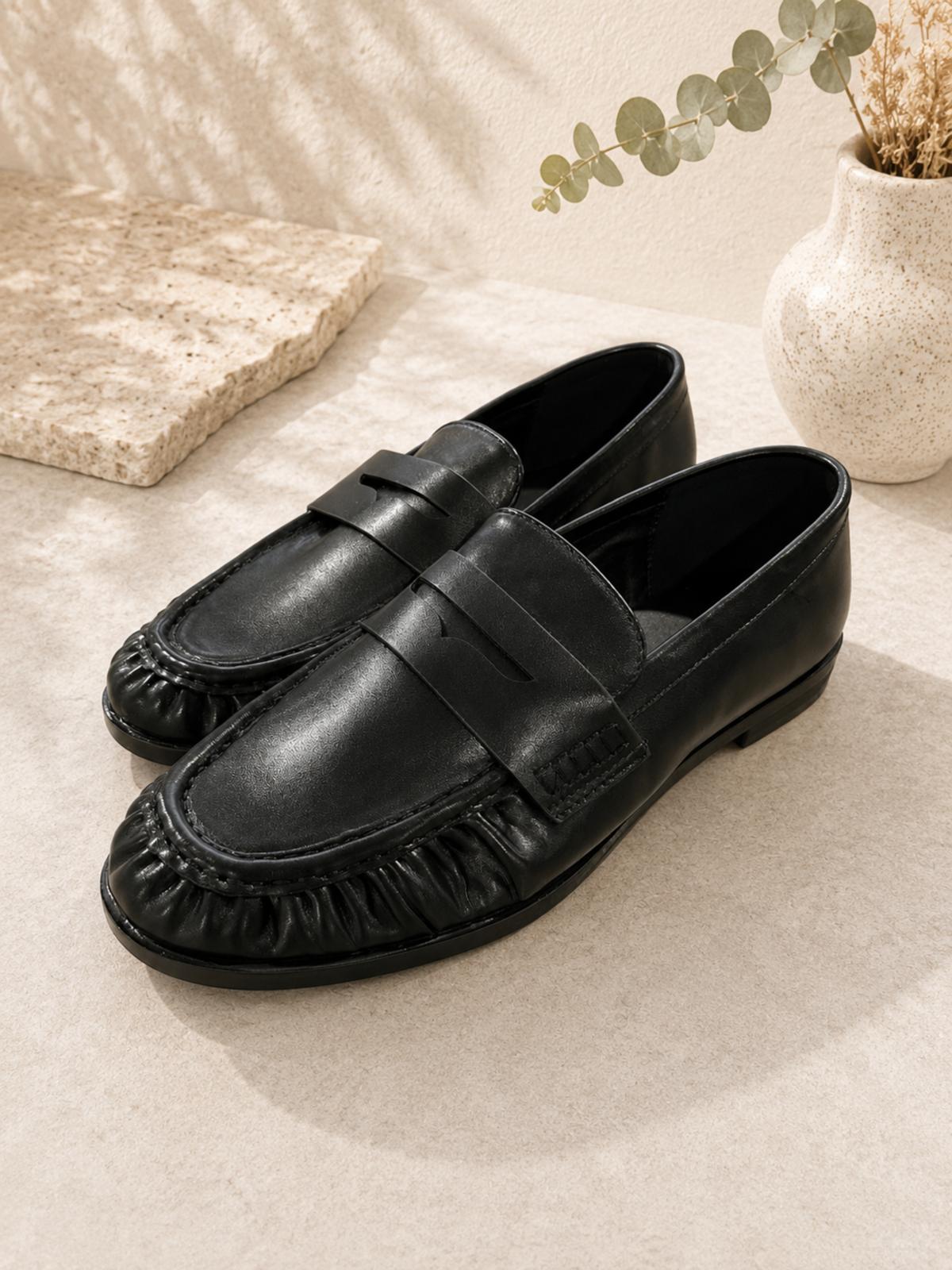 Mocassins Sylia Noirs