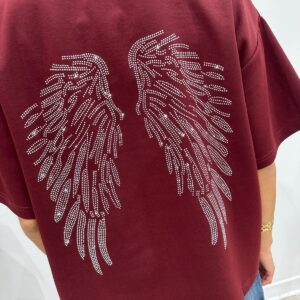 Tee-Shirt Angel Bordeaux