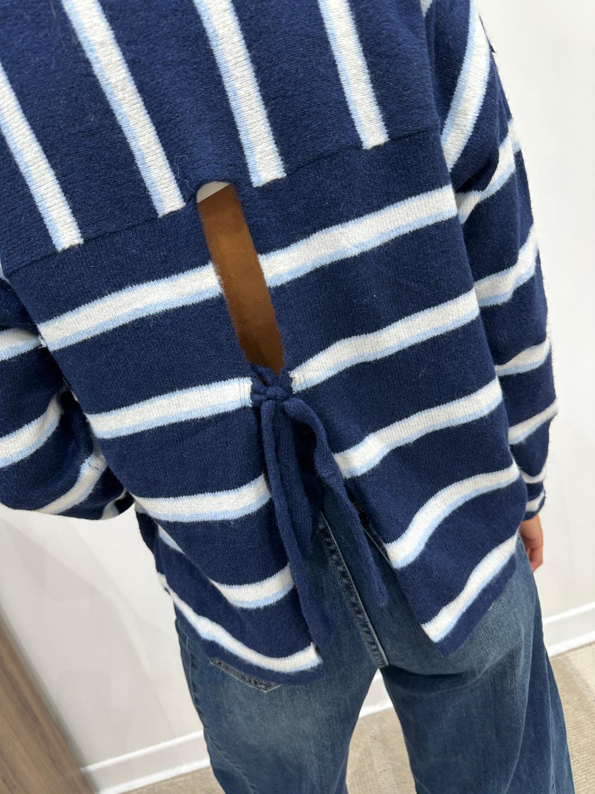 Pull Nolan Bleu Marine