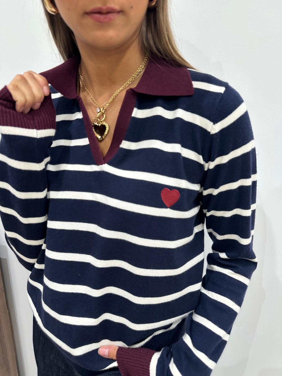 Pull Bocar Bleu Marine