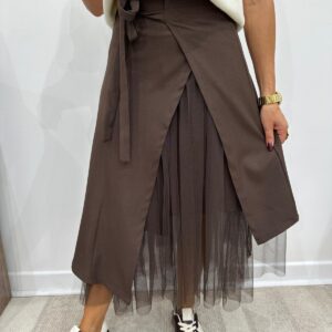 Jupe Claudie Chocolat