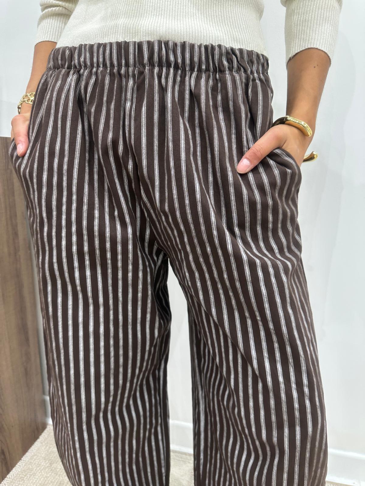Pantalon Justie Chocolat