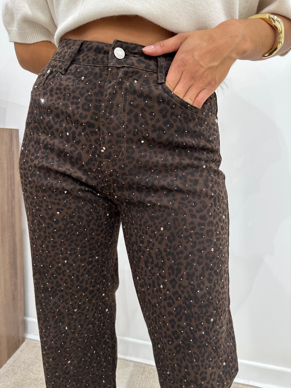 Jean Leopard Strass