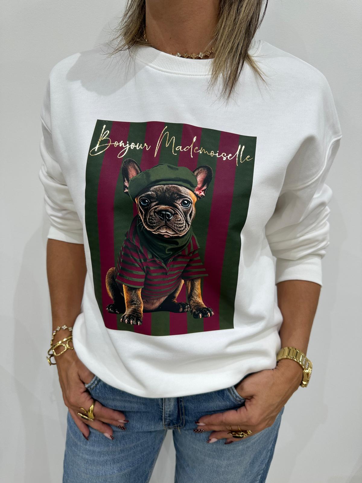 Sweat Bonjour Mademoiselle Bordeaux
