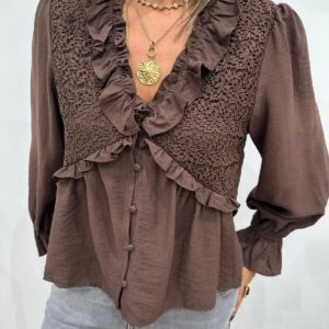 Blouse Bastide Chocolat