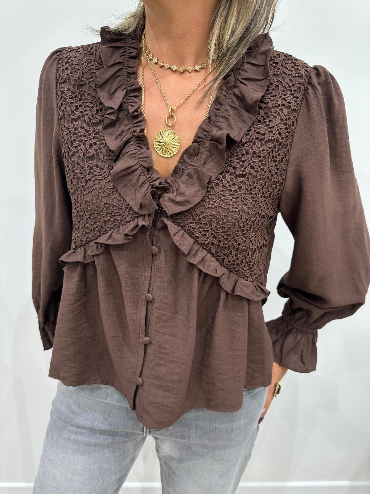 Blouse Bastide Chocolat
