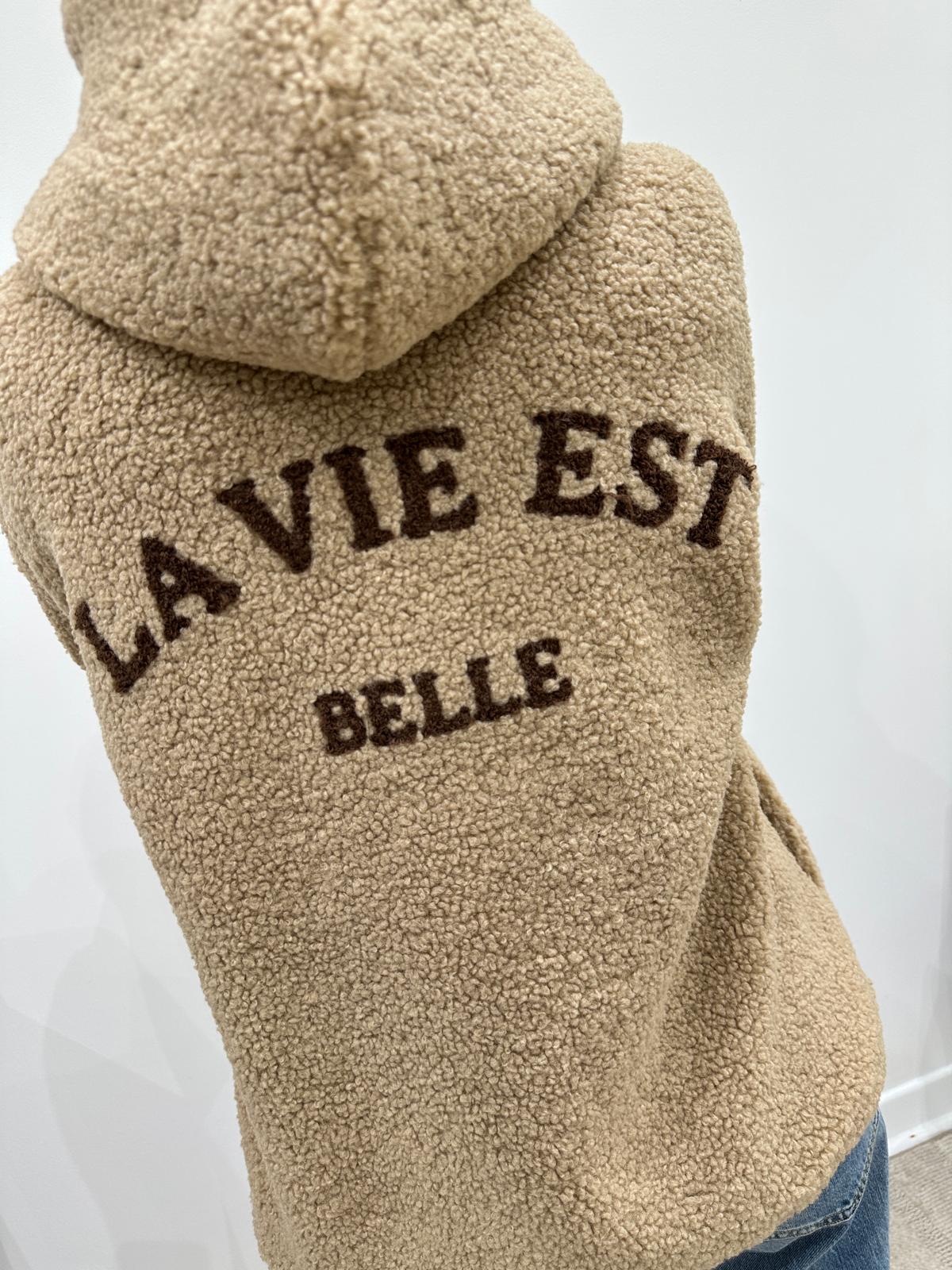 Veste Teddy La Vie Est Belle Camel