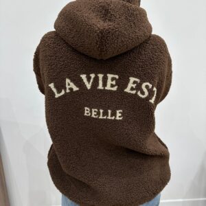 Veste Teddy La Vie Est Belle Chocolat