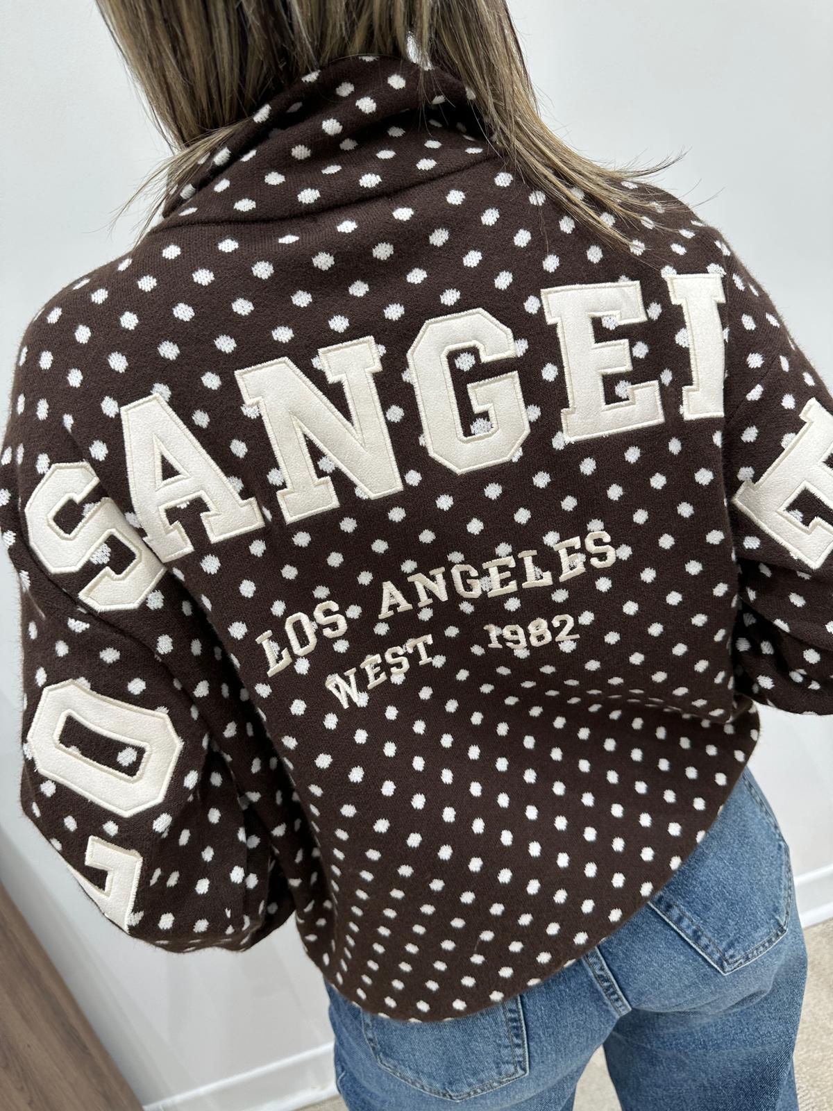 Gilet Los angeles Chocolat
