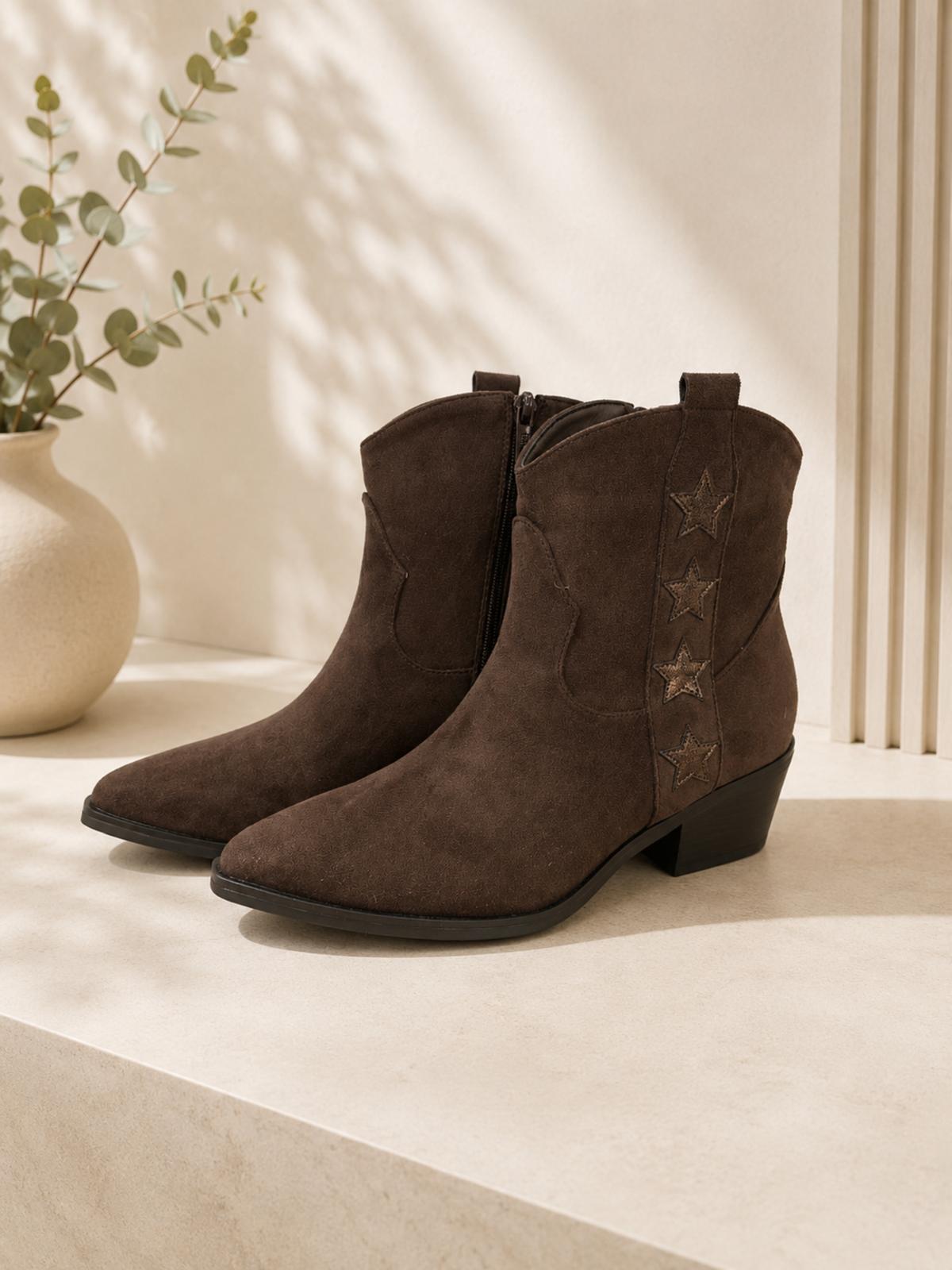Bottines Alma Chocolat