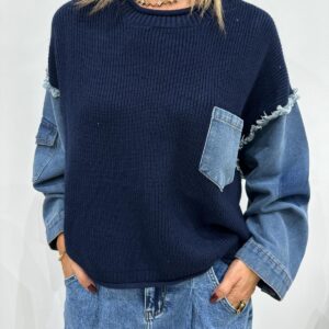 Pull Samia Bleu Marine