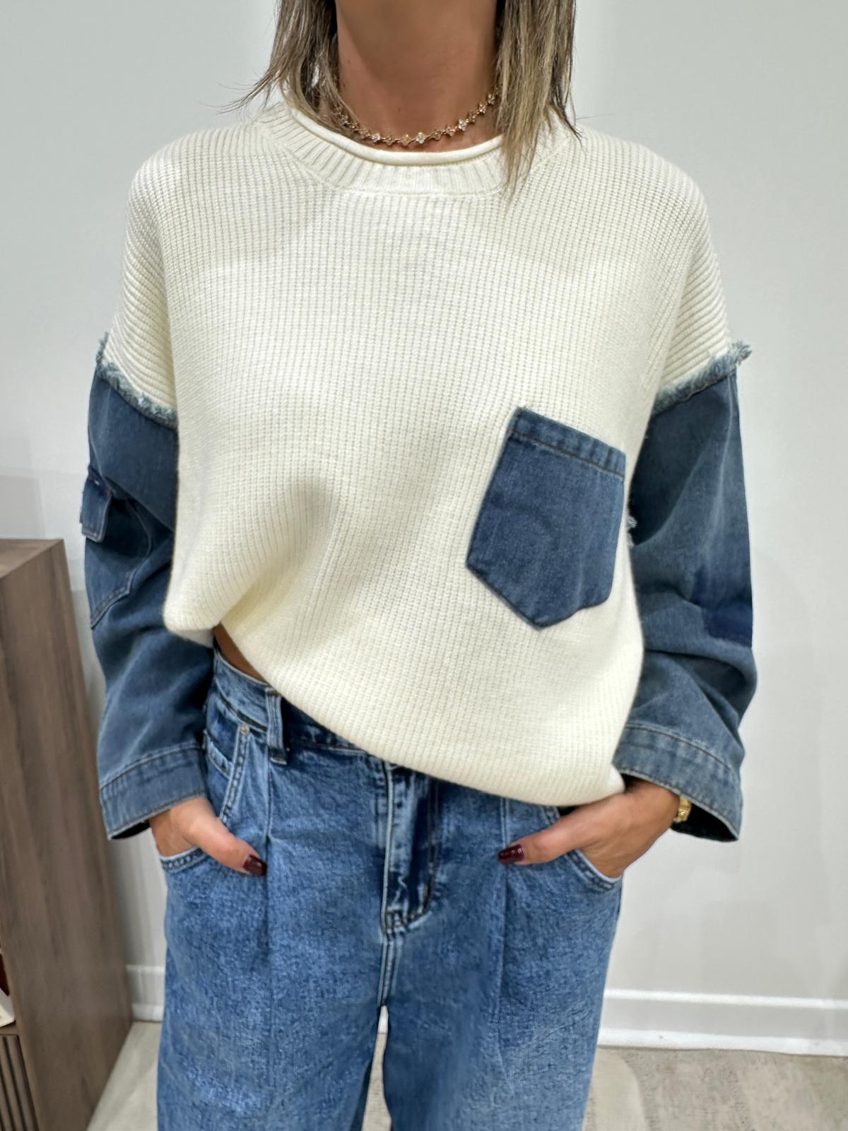 Pull Samia Ecru