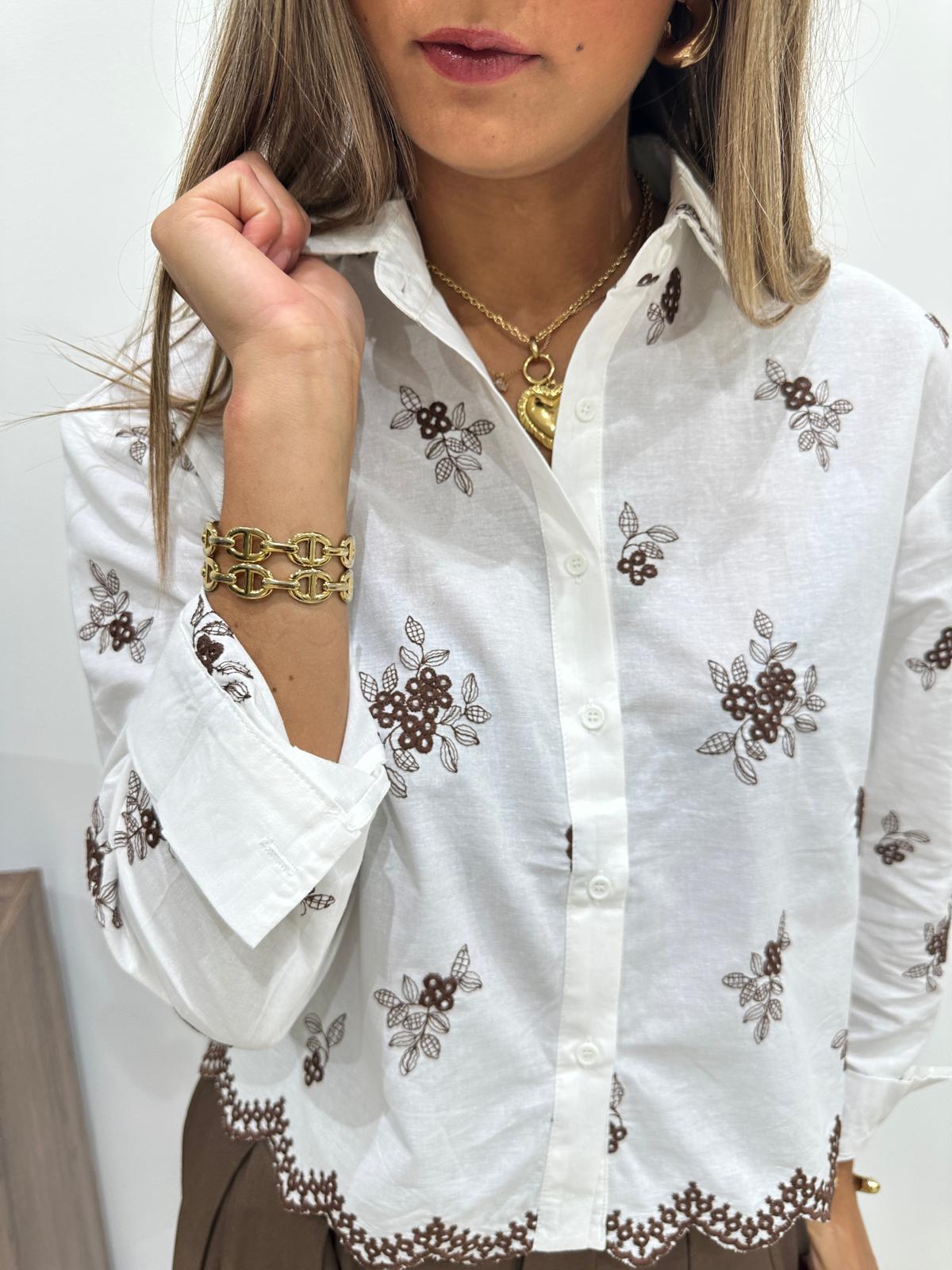 Chemise Malya Chocolat