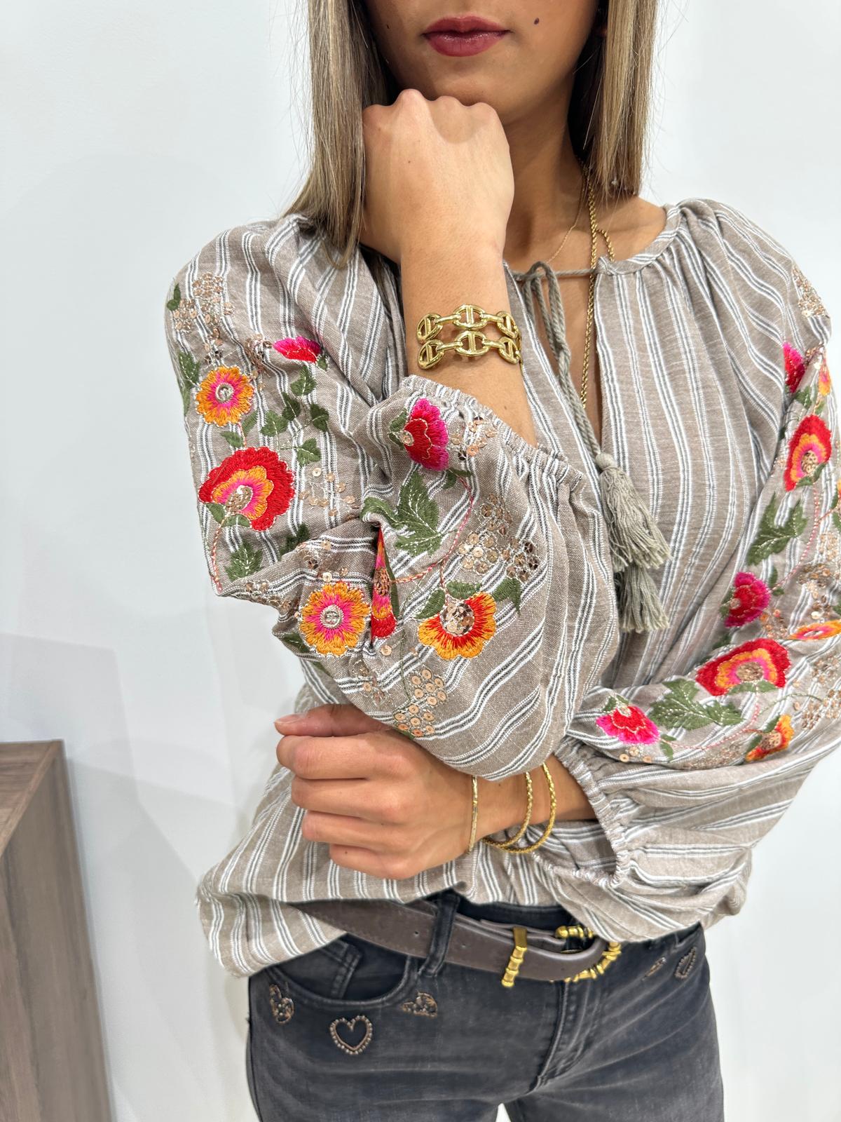 Blouse Cleo Chocolat