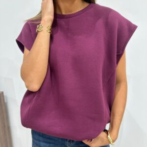 Sweat Sans Manches Nelio Bordeaux