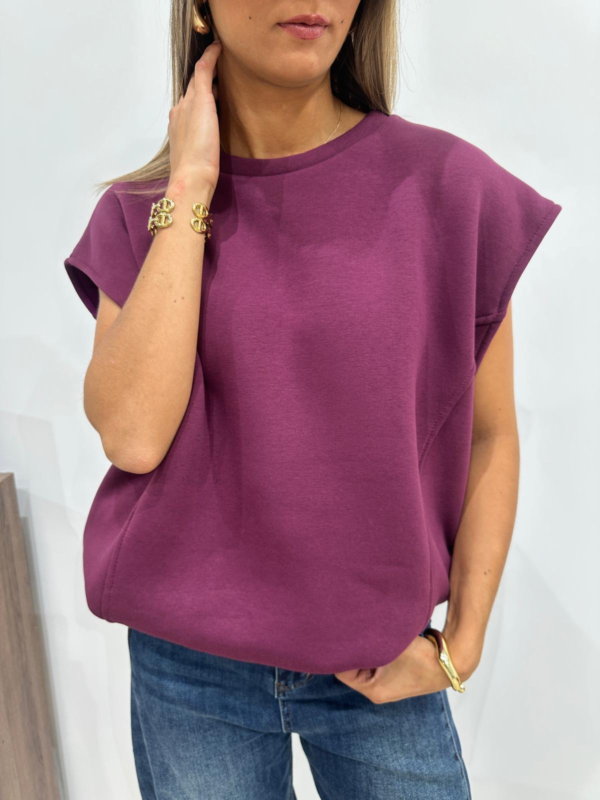 Sweat Sans Manches Nelio Bordeaux