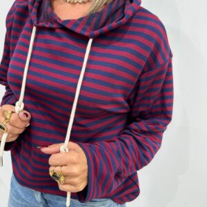 Sweat Dalto Marine Bordeaux