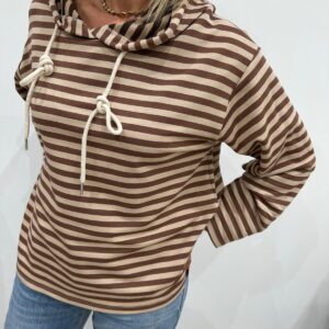 Sweat Dalto Beige Chocolat